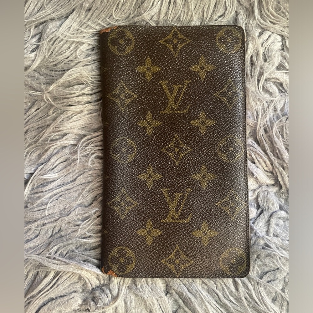 Louis Vuitton Monogram Long Wallet in Brown & Tan